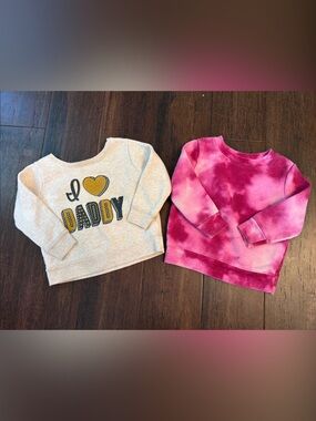 Garanimals Set of 2 Girls Crew Neck Sweatshirts